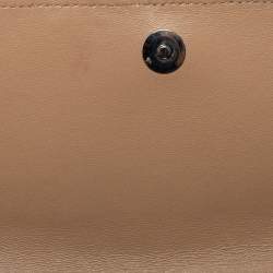 Pre Owned Jimmy Choo Metallic Silver/Gold Lace Chain Clutch