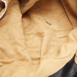 Pre Owned Jimmy Choo Black Perforated Leather Shoulder Bag