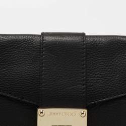 Pre Owned Jimmy Choo Black Leather Rebel Clutch