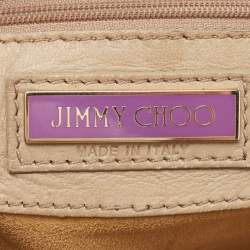 Jimmy Choo Beige/Brown Python Satchel