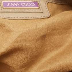 Jimmy Choo Beige/Brown Python Satchel