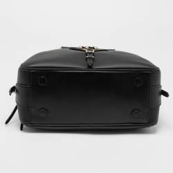 Pre Owned Jimmy Choo Black Leather Medium Varenne Bowler Bag