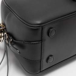 Pre Owned Jimmy Choo Black Leather Medium Varenne Bowler Bag