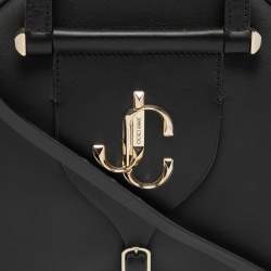 Pre Owned Jimmy Choo Black Leather Medium Varenne Bowler Bag