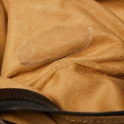 Jimmy Choo Brown Watersnake Leather Ayse Shoulder Bag