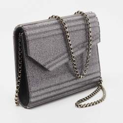 Pre Owned Jimmy Choo Light Purple Acrylic and Leather Candy Chain Clutch