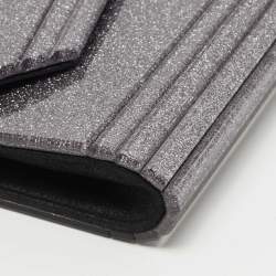 Pre Owned Jimmy Choo Light Purple Acrylic and Leather Candy Chain Clutch