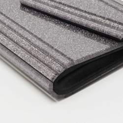 Pre Owned Jimmy Choo Light Purple Acrylic and Leather Candy Chain Clutch