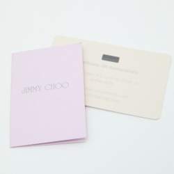 Pre Owned Jimmy Choo Dark Brown/Grey Karung and Watersnake Leather Saba Hobo