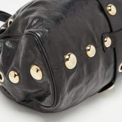 Pre Owned Jimmy Choo Black Leather Riki Tote