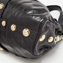 Pre Owned Jimmy Choo Black Leather Riki Tote