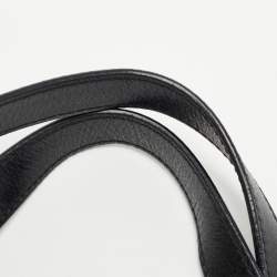 Pre Owned Jimmy Choo Black Leather Riki Tote