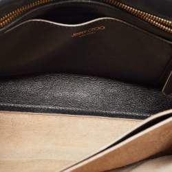 مملوكة مسبقًا Jimmy Choo Black Leather Rebel Shoulder Bag