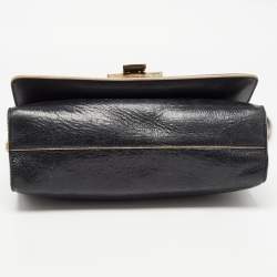 مملوكة مسبقًا Jimmy Choo Black Leather Rebel Shoulder Bag