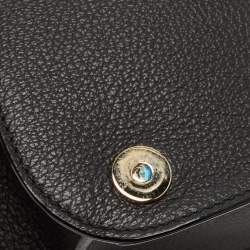 Pre Owned Jimmy Choo Black Leather Small Varenne Shoulder Bag