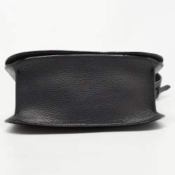 Pre Owned Jimmy Choo Black Leather Small Varenne Shoulder Bag