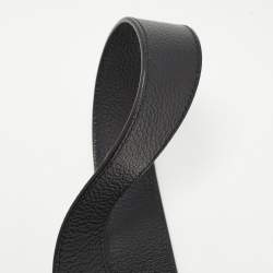 Pre Owned Jimmy Choo Black Leather Small Varenne Shoulder Bag