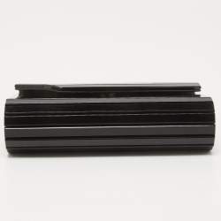 Pre Owned Jimmy Choo Black Acrylic and Leather Candy Chain Clutch 