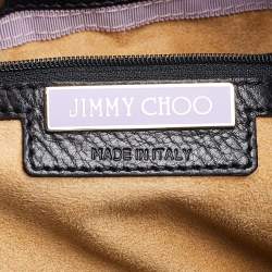 Pre Owned Jimmy Choo Black Leather Ramona Shoulder Bag