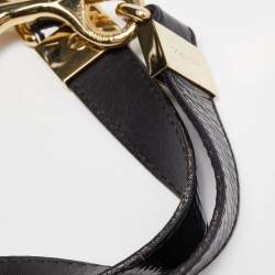 Pre Owned Jimmy Choo Black Patent Leather Lola Hobo