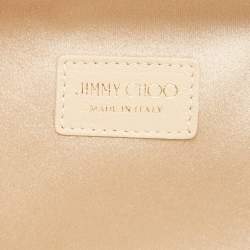 Jimmy Choo Grey Glitter Trinket Clutch