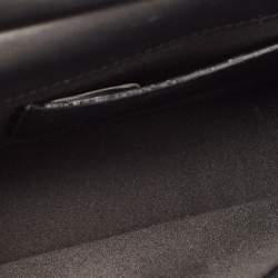 Pre Owned Jimmy Choo Black Velvet Crystals Kalina Chain Bag