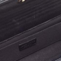 Pre Owned Jimmy Choo Blue/Silver Ombre Glitter Acrylic Sweetie Chain Clutch