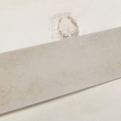 Pre Owned Jimmy Choo White Leather Carolina Crossbody Bag