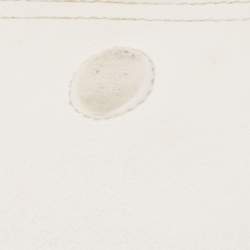 Pre Owned Jimmy Choo White Leather Carolina Crossbody Bag