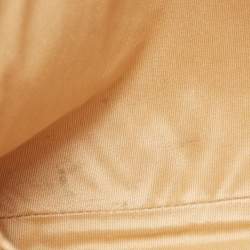 Pre Owned Jimmy Choo Beige Perforated Leather Zulu Clutch