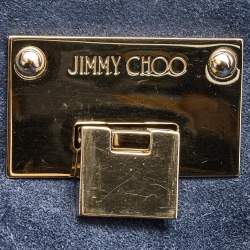 Pre Owned حقيبة يد جيمي تشو ريلي جلد عنابية