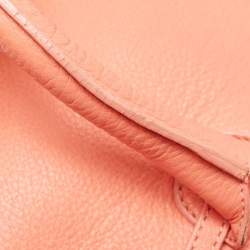 Pre Owned Jimmy Choo Coral Leather Small Rosalie Satchel