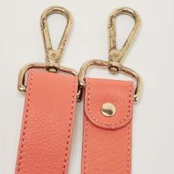 Pre Owned Jimmy Choo Coral Leather Small Rosalie Satchel