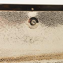 Pre Owned Jimmy Choo Silver/Gold Glitter Margot Chain Clutch