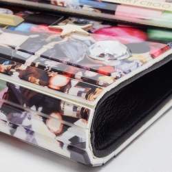 Pre Owned Jimmy Choo Multicolor Acrylic Candy Embellished Chain Clutch