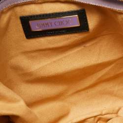 Pre Owned Jimmy Choo Black Leather Troy Chain Shoulder Bag