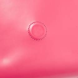 Pre Owned Jimmy Choo Coral Pink Leather Alba Shoulder Bag