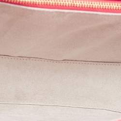 Pre Owned Jimmy Choo Coral Pink Leather Alba Shoulder Bag