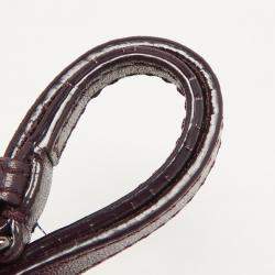 مملوكة مسبقًا Jimmy Choo Purple/Brown Suede and Glitter Rebel Crossbody Bag