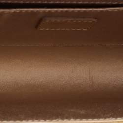 Pre Owned Jimmy Choo Brown Marble Effect Acrylic and Leather Candy Chain Clutch