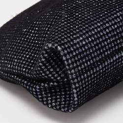 Pre Owned Jimmy Choo Black/Blue Lurex Callie Clutch Bag