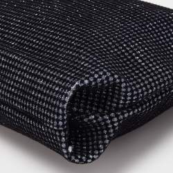 Pre Owned Jimmy Choo Black/Blue Lurex Callie Clutch Bag