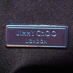 Pre Owned Jimmy Choo Black/Blue Lurex Callie Clutch Bag