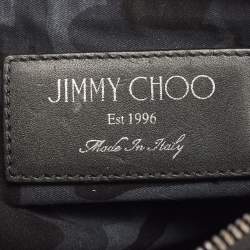 مملوكة مسبقًا Jimmy Choo Multicolor Printed Nylon Wristlet Zip Pouch