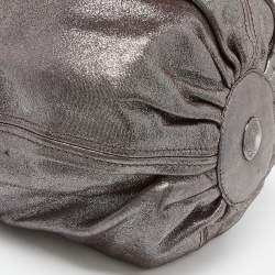 Jimmy Choo Metallic Iridescent Leather Hobo 