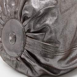 Jimmy Choo Metallic Iridescent Leather Hobo 