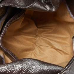 Jimmy Choo Metallic Iridescent Leather Hobo 