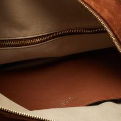 Pre Owned Jimmy Choo Brown Suede Ana Hobo