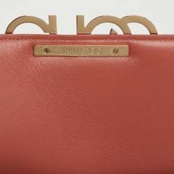 Pre Owned Jimmy Choo Multicolor Python Tassel Crossbody Bag