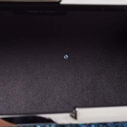 Pre Owned Jimmy Choo Blue/Green Glitter Twill Tube Clutch